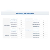 Actionneur linéaire Planetary 57 pour robot humanoïde, mouvement de membre de main agile, personnalisable, multi-spécifications en option, vitesse 3000