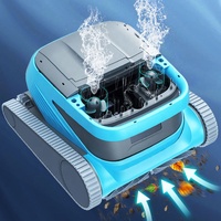 Controlador remoto Limpiador rápido Robot Piscina Máquina de limpieza automática