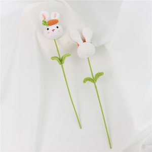 Carino fatto a mano finito Crochet frutta animali <span class=keywords><strong>fiori</strong></span> per gli amici regalo decorazione per la casa - Product Image 4