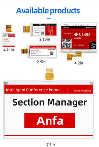 อี-หมึกสีดำ/ขาวแบบสองสีที่เสถียรในระยะยาวหน้าจอแบบสวมใส่ได้มีความยืดหยุ่นตัวอ่านอีบุ๊ค768x1024โมดูล - Product Image 6