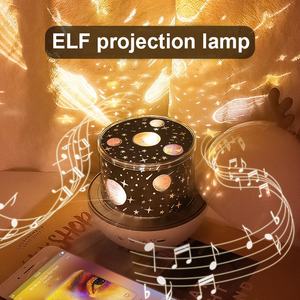 Projecteur LED personnalisé d'usine, lampe de nuit murale et de <span class=keywords><strong>plafond</strong></span>, éclairage de chambre d'enfant, lapin, elfe, étoile, ABS, à brancher - Product Image 2