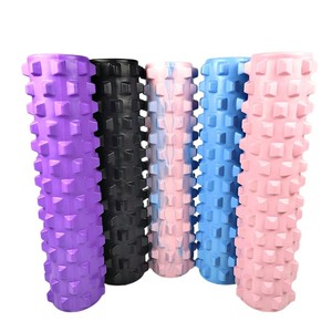 Rouleau en mousse EVA 45 cm, fermeté moyenne, outil d'exercice de yoga et de massage pour la relaxation musculaire et l'entraînement physique - Product Image 1
