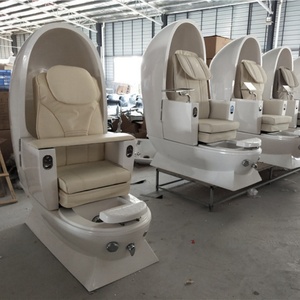 Fauteuil de pédicure spa massant sans tuyauterie Kisen, mobilier de salon de beauté moderne et luxueux, en vente - Product Image 1