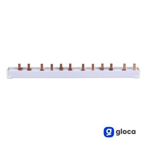 Bloc de bornes à vis Gloca 12 modules 22,5 cm 63A 4P Cuivre 220V - Product Image 4
