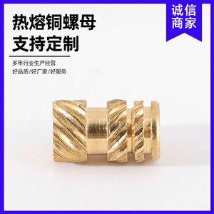 เกลียวทองเหลืองแบบเฮอร์ริงโบน 100 ตัว ขนาด M1-M16 เมตริก ผลิตตามสั่ง OEM - Product Image 2
