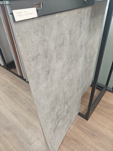 Carrelage en porcelaine flexible à texture <span class=keywords><strong>de</strong></span> grès gris <span class=keywords><strong>ciment</strong></span> moderne, pierre douce MCM pour façade industrielle et revêtement mural intérieur - Product Image 4
