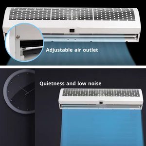 Rideaux d'air transversaux flexibles de 600 mm, vente en gros d'usine OEM, économie d'énergie, applications extérieures pour gymnases, salles à manger, hôpitaux, halls, FM-1106G - Product Image 2