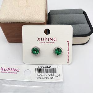 Boucles <span class=keywords><strong>d</strong></span>'oreilles pendantes XUPING en <span class=keywords><strong>cristal</strong></span> coloré étoile, lune et papillon, en zircon <span class=keywords><strong>bleu</strong></span>, pour femmes, idéales pour les fêtes et le quotidien - Product Image 1