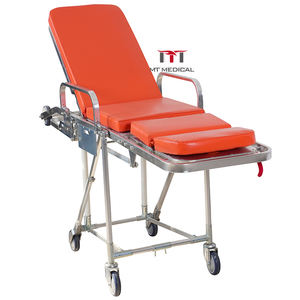 MT medis dilipat tandu Convertible untuk kursi, kursi pasien kursi roda paduan aluminium Foldaway tandu ambulans - Product Image 3