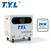 Générateur solaire tout en un T.Y.L hybride 3kW batterie lithium ion mode priorité secteur