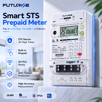 Meter Listrik Prabayar Satu Fasa dengan Keypad STS dan Komunikasi Nirkabel RF/4G, Kompatibel dengan Sistem Vending AMR AMI Gratis