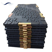 Tapetes de Protección para Suelos de Alta Resistencia, Tapete Temporal para Carreteras, Tapete de HDPE Duradero para Construcción, Tapete para Caminos de Acceso para Excavadoras y Grúas