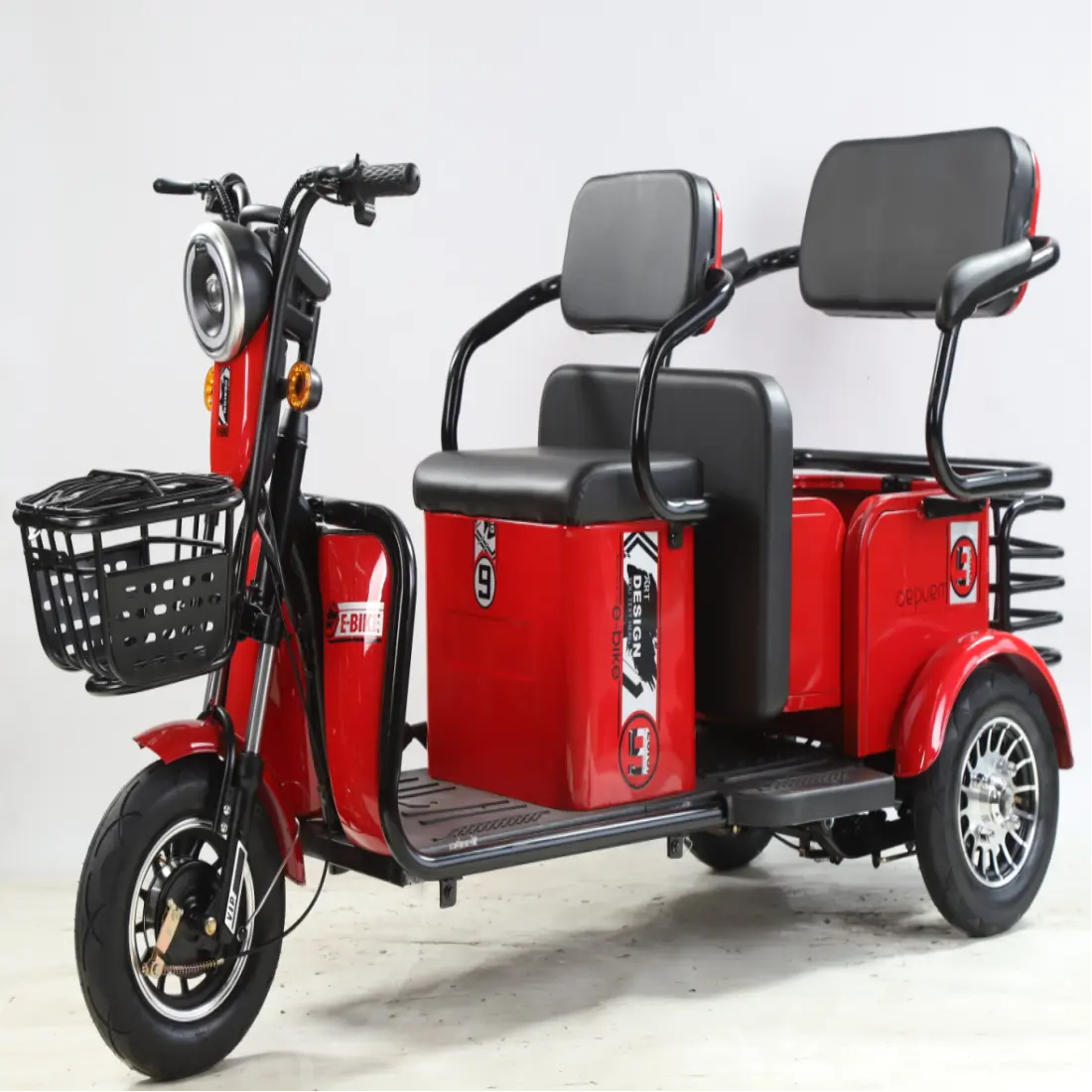Tricycles motorisés vélo adulte deux places passager cargo scooter électrique 3 roues tricycle vente en ligne