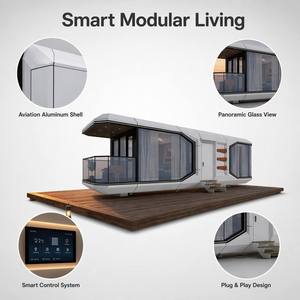 บ้านแคปซูลอัจฉริยะ Lange Modern Space Capsule House พร้อมอุปกรณ์ครบครัน 1 ห้องนอน 1 ห้องน้ำ พร้อมครัว ราคาบ้านสำเร็จรูปเคลื่อนย้ายได้ - Product Image 3