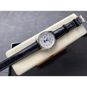 Montre décontractée automatique mécanique pour homme Drioshipping Guanqin en cuir véritable avec phases de lune - Product Image 4