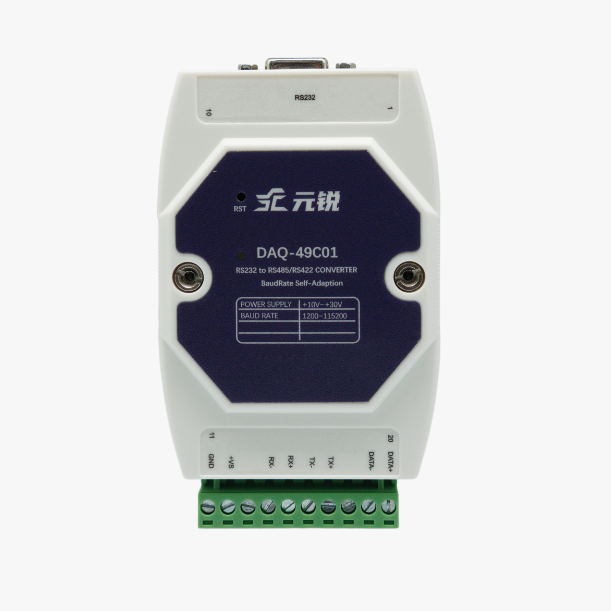 Industrial RS232 to RS485/422 Isolated Converter, 1-Port Serial Data Communication Module, Auto Baud Rate, Support Modbus/RTU