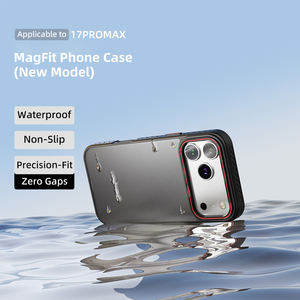 เคสโทรศัพท์มือถือกันน้ำและกันกระแทก สีพื้น ผลิตจากวัสดุ TPU+PC ให้สัมผัสแบบผิวด้าน เหมาะสำหรับ iPhone17,16 - Product Image 5