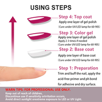 FZANEST Base Coat Super Durable et Top Coat Diamant Renforcé 15 ml – Kit Top & Base Coat pour Nail Art – LED Offerte, Logo Personnalisable