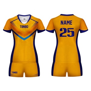 Moda diseño personalizado su propio logotipo conjuntos de camisetas de voleibol uniforme camisa al por mayor señoras camisas de manga corta - Product Image 6