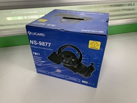 Volant de jeu filaire à conduite simulée avec ventouses pour plates-formes de jeux vidéo pour PS-3/p4/PC