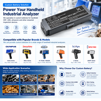 Baterai Pengganti Khusus untuk Spektrometer XRF Genggam, Analisa XRF, Analisa Logam Paduan LIBS, Peralatan Inspeksi Industri