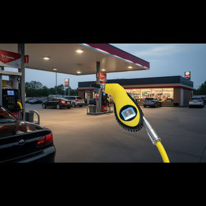 Manomètre numérique de pression des pneus pour voiture, jaune, 11 cm, avec lumière LED, pour gonfleur de pneus de voiture M0760 - Product Image 3