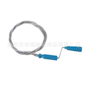 Cepillo de alambre de acero para limpieza de tuberías de desagüe, 6 mm x 10 m - Product Image 1