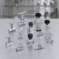 Série complète de vannes à aiguille d'instrumentation en acier inoxydable 316, résistantes à haute pression, longue durée de vie, tailles personnalisées, connexions, garantie 3 ans