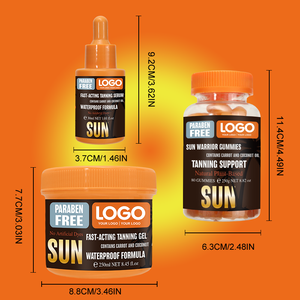 FATAZEN meilleure qualité Logo personnalisé auto-bronzant végétalien <span class=keywords><strong>carotène</strong></span> ensoleillé lueur absorbant rapidement OEM/ODM produits de beauté bronzants - Product Image 5