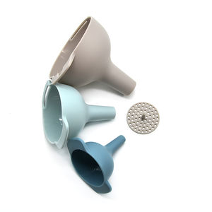 Conjunto funil de plástico 4 em 1 para utensílios de cozinha, equipamento multifunção com alça - Product Image 1