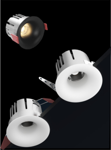 Spot LED design moderne et intelligent pour plafond 7W à 20W <span class=keywords><strong>Arc</strong></span> décoratif anti-éblouissement pour chambre d'enfant Corps de lampe en aluminium commercial - Product Image 5