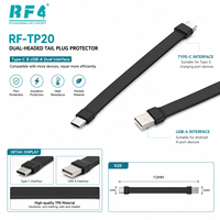 Adaptateur d'interface RF-TP20 2-en-1 USB-C et Android A-Tail, durable et anti-fusion, accessoire indispensable pour la maintenance des téléphones portables