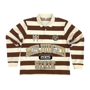 OEM Streetwear Football Jersey Oversize Retro Design Embroidery High Quality <b>Long</b> <b>Sleeve</b> Soccer Shirts - Product Image 2