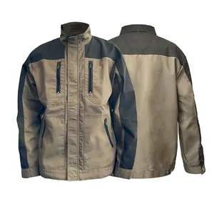 OEM múltiples bolsillos de tamaño personalizado de alta visibilidad de invierno chaqueta de trabajo de los hombres uniforme ropa de trabajo en general