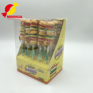 Bonbons gélifiés en forme de <span class=keywords><strong>mini</strong></span> <span class=keywords><strong>hamburger</strong></span> <span class=keywords><strong>halal</strong></span> personnalisés en gros, en forme de boule, doux, en saveur fruitée - Product Image 5