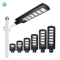 Réverbère solaire extérieur à énergie solaire étanche ABS IP65 tout en un réverbère solaire à LED à capteur de mouvement intégré
