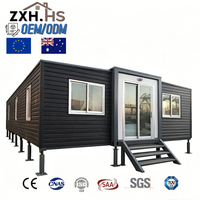Casa Modular Prefabricada Económica en Contenedor de 20 pies, 2 Dormitorios, con Energía Solar