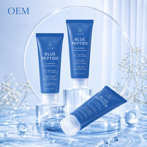 Limpiador Facial con Péptidos Azules, Espuma Suave, Limpieza Profunda, Cuidado Calmante para Piel Sensible, OEM - Product Image 5