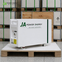 Système de batterie LiFePO4 empilable JApower 16kWh 32kWh 48kWh 51.2V, modulaire et extensible, pour stockage d'énergie solaire domestique