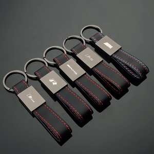 ホットセラーOEMキーホルダーアクセサリーカーレザーキーチェーンカスタムロゴ - Product Image 3