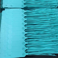 Sceau de sécurité en plastique jetable à serrage progressif pour conteneurs logistiques avec code-barres