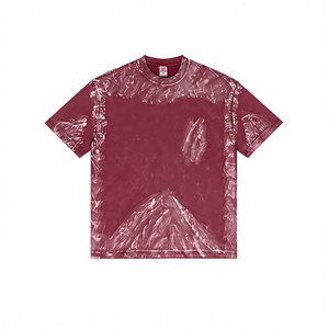 メンズ オーバーサイズ カスタム <span class=keywords><strong>T</strong></span>シャツ 260g ウォッシュド 無地 ソフトコットン カジュアル ルーズフィット <span class=keywords><strong>T</strong></span>シャツ - Product Image 5