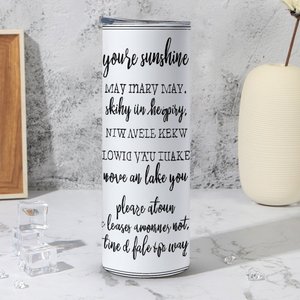 Stainless Steel Tumbler 20oz Vacuum <b>Insulated</b> Straight <b>Cup</b> Custom Sublimation DIY Blank - Product Image 6