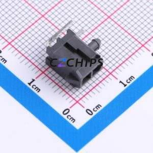 WB300A1H-023P-002 Wire-to-Board Pin Header Bent Lead Through Hole,P=3mm Connector 2x1P 3mm Right Angle Insert 2P - Product Image 1