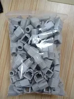1000 Stück Steckerverkleidung Ethernet Modularer Stecker UTP FTP Stecker CAT5E CAT6 Cat7 8P8C Netzwerkkabel-Stecker RJ45 Verbinder-Abdeckung 6,0m
