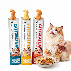 Friandises pour chats riches en protéines, en vrac, 15 g, délicieuses, nourriture humide pour chats, naturelle et sans additifs - Product Image 1