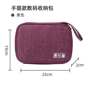 Sac de rangement de voyage portable OEM, organiseur de câbles, sac pour accessoires électroniques numériques A-2649 - Product Image 2