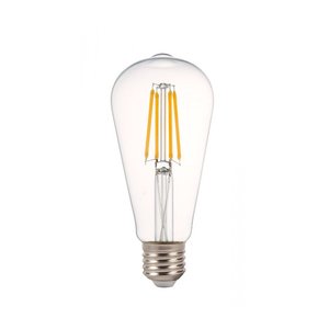 E27 ST64 4W lampadina a filamento LED caldo bianco 2200K copertura Vintage ambra SKU-4361-illuminazione/lampadine - Product Image 3