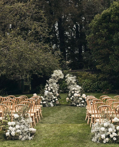 Sillas de boda de madera sintética desmontables, asientos de plástico apilables para eventos de banquetes para decoración de Ceremonia de fiesta - Product Image 2