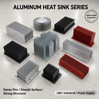 Radiateur de refroidissement à eau en aluminium usiné sur mesure par CNC, à profil haute performance et à ailettes denses, pour onduleur d'alimentation